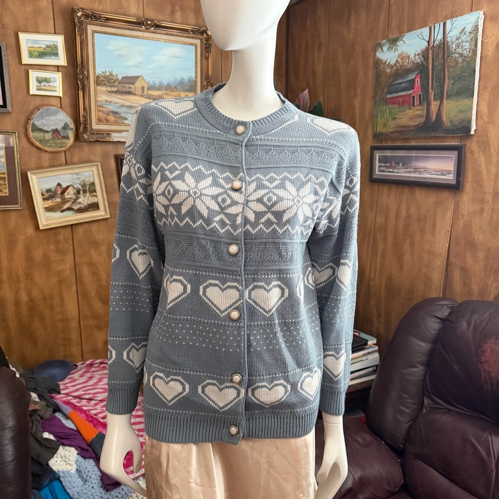 Vintage Eclectic Grandpa Sweater